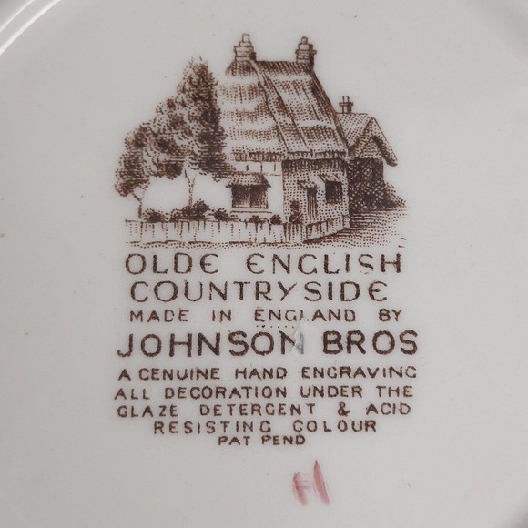 Johnson Bros Olde English Countryside Brown Cereal Bowls soup 6.25" set of 2‎ - Picture 12 of 14